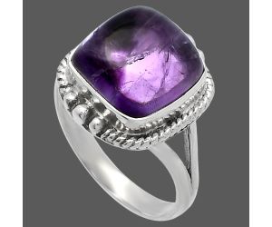 Super 23 Amethyst Mineral From Auralite Ring size-9.5 SDR225560 R-1253, 12x12 mm