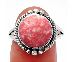Pink Thulite Ring size-9 SDR225635 R-1253, 12x12 mm
