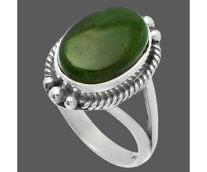 Chrome Chalcedony Ring size-8 SDR225641 R-1253, 10x14 mm
