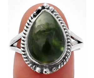 Chrome Chalcedony Ring size-9.5 SDR225672 R-1253, 11x15 mm