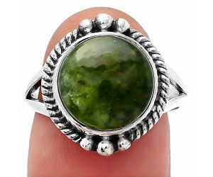 Chrome Chalcedony Ring size-8 SDR225693 R-1253, 12x12 mm
