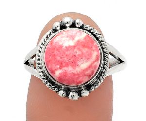 Pink Thulite Ring size-9 SDR225709 R-1253, 11x11 mm