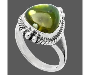 Nephrite Jade Ring size-8 SDR225844 R-1253, 11x11 mm