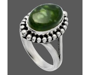 Nephrite Jade Ring size-7 SDR225944 R-1154, 8x12 mm