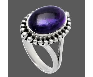 Super 23 Amethyst Mineral From Auralite Ring size-8 SDR225985 R-1154, 10x13 mm