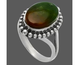 Chrome Chalcedony Ring size-9 SDR226025 R-1154, 10x14 mm