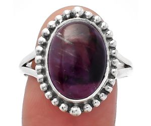 Super 23 Amethyst Mineral From Auralite Ring size-9.5 SDR226030 R-1154, 10x14 mm