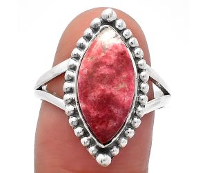 Pink Thulite Ring size-9 SDR226065 R-1154, 8x17 mm