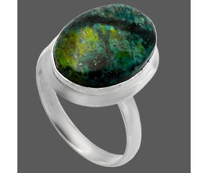 Brazilian Turquoise Ring size-9 SDR226242 R-1007, 12x17 mm