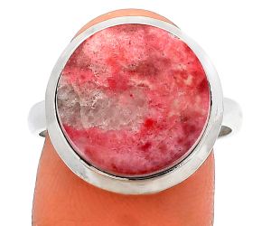 Pink Thulite Ring size-9 SDR226249 R-1007, 14x14 mm