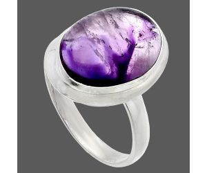 Super 23 Amethyst Mineral From Auralite Ring size-9 SDR226304 R-1007, 12x16 mm