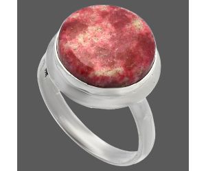 Pink Thulite Ring size-8 SDR226322 R-1007, 13x13 mm
