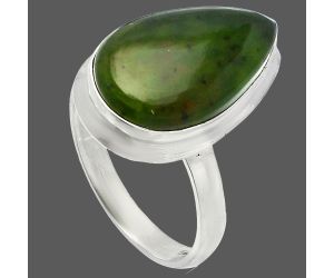 Nephrite Jade Ring size-8 SDR226330 R-1007, 11x18 mm