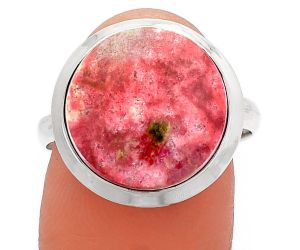 Pink Thulite Ring size-9 SDR226347 R-1007, 14x14 mm