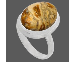 Rock Calcy Ring size-7 SDR226366 R-1007, 11x15 mm