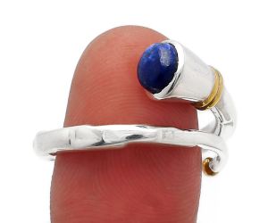 Lapis Lazuli Ring size-9 SDR227034 R-1248, 6x6 mm