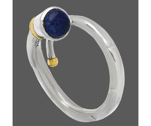 Lapis Lazuli Ring size-9 SDR227034 R-1248, 6x6 mm