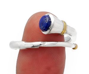 Lapis Lazuli Ring size-10 SDR227035 R-1248, 6x6 mm