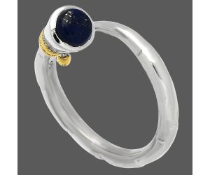 Lapis Lazuli Ring size-10 SDR227035 R-1248, 6x6 mm