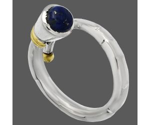 Lapis Lazuli Ring size-7 SDR227036 R-1248, 6x6 mm