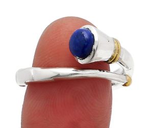 Lapis Lazuli Ring size-8.5 SDR227041 R-1248, 6x6 mm