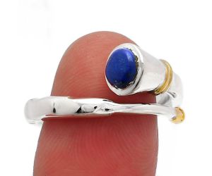 Lapis Lazuli Ring size-8 SDR227045 R-1248, 6x6 mm