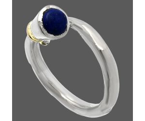 Lapis Lazuli Ring size-8 SDR227045 R-1248, 6x6 mm