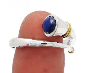 Lapis Lazuli Ring size-8 SDR227046 R-1248, 6x6 mm