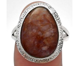 Red Moss Agate Ring size-9.5 SDR227060 R-1307, 13x18 mm