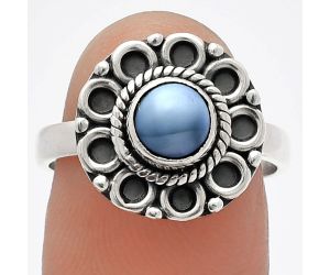 Owyhee Opal Ring size-7.5 SDR227290 R-1256, 6x6 mm