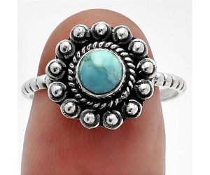 Sleeping Beauty Turquoise Ring size-8 SDR227373 R-1124, 5x5 mm