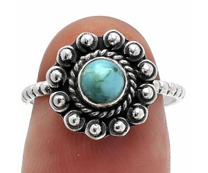 Sleeping Beauty Turquoise Ring size-6.5 SDR227377 R-1124, 5x5 mm