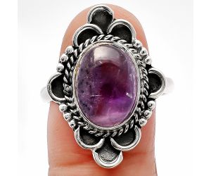 Super 23 Amethyst Mineral From Auralite Ring size-10 SDR227586 R-1229, 10x13 mm