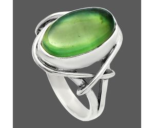 Nephrite Jade Ring size-6 SDR228099 R-1054, 8x14 mm