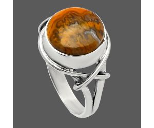 Rare Cady Mountain Agate Ring size-7 SDR228184 R-1054, 11x11 mm