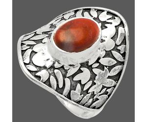 Red Moss Agate Ring size-8 SDR228684 R-1370, 7x9 mm