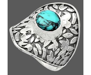 Lucky Charm Tibetan Turquoise Ring size-6.5 SDR228710 R-1370, 7x7 mm