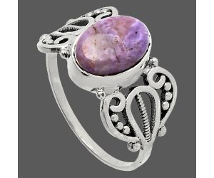Lavender Jade Ring size-9.5 SDR228753 R-1309, 8x11 mm