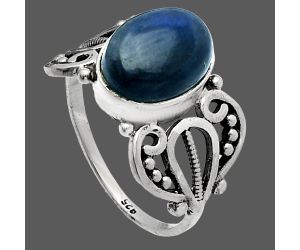 Blue Fire Labradorite Ring size-7 SDR228802 R-1309, 8x11 mm
