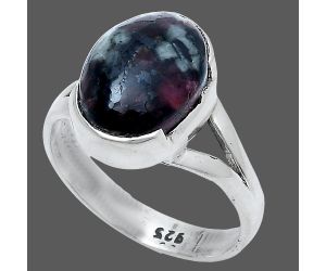 Russian Eudialyte Ring size-8 SDR228902 R-1438, 10x14 mm