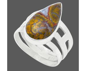 Rare Cady Mountain Agate Ring size-7 SDR228926 R-1400, 9x17 mm