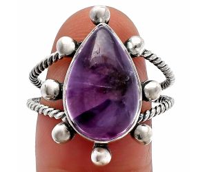 Super 23 Amethyst Mineral From Auralite Ring size-9.5 SDR229153 R-1268, 11x17 mm
