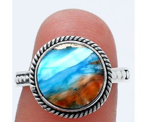 Spiny Oyster Turquoise Ring size-7.5 SDR229273 R-1066, 11x11 mm