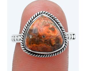 Unakite Ring size-8 SDR229332 R-1066, 12x12 mm