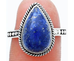 Lapis Lazuli Ring size-8 SDR229367 R-1066, 9x16 mm