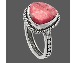 Pink Thulite Ring size-6 SDR229427 R-1066, 10x10 mm