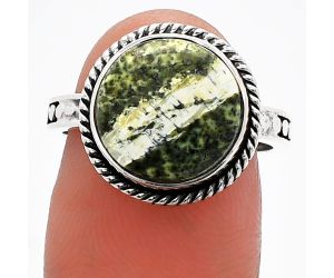 Natural Chrysotile Ring size-7 SDR229467 R-1066, 12x12 mm
