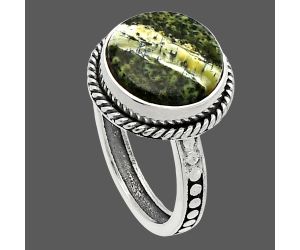Natural Chrysotile Ring size-7 SDR229467 R-1066, 12x12 mm