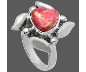 Pink Thulite Ring size-6 SDR229541 R-1125, 9x9 mm