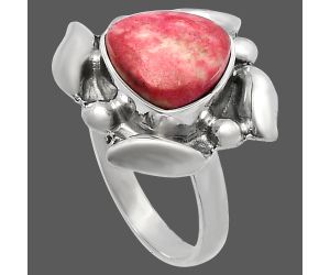 Pink Thulite Ring size-6.5 SDR229547 R-1125, 11x11 mm